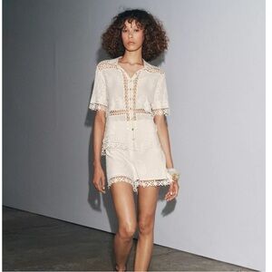 NWT ZARA 2025 collection CROCHET top SIZE XS ,S and L 
🚨FIRM PRICE NO DISCOUNT